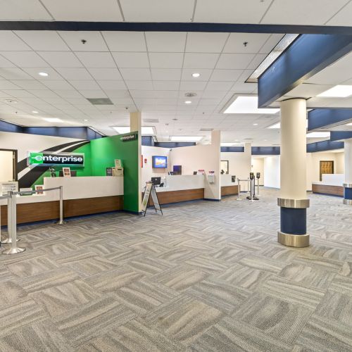 Rental car counters